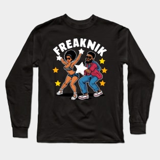 freaknik dancing couple Long Sleeve T-Shirt